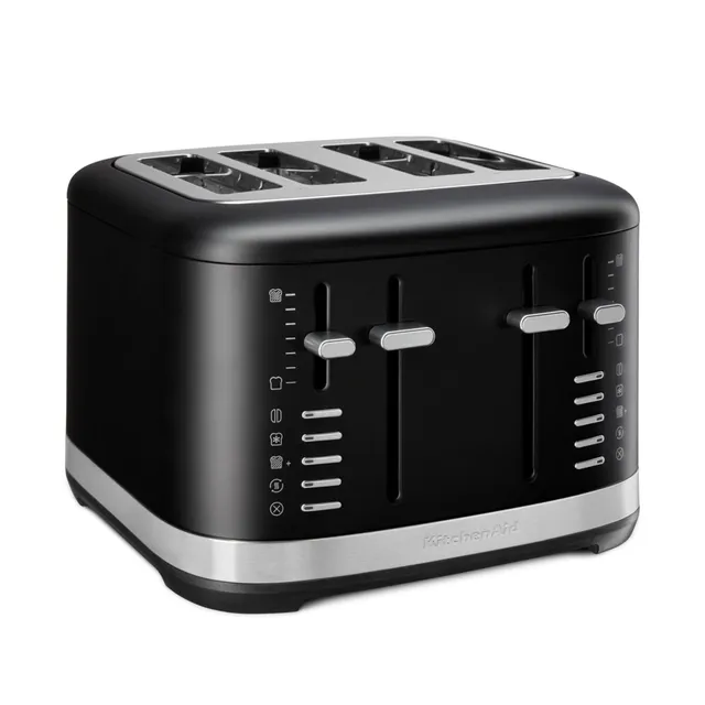 kitchenaid-4-scheiben-toaster-mit-extrabreiten-schlitzen-matt-schwarz image 1