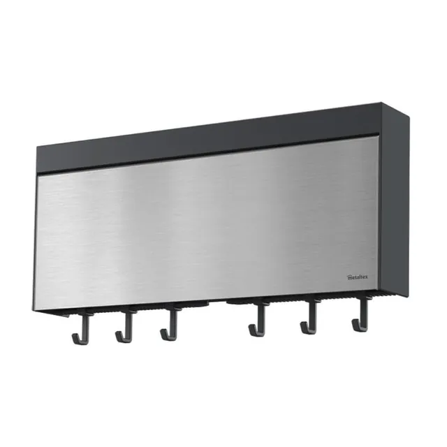 metaltex-tango-inox-k-chenrollenspender-f-r-3-rollen-mit-gew-rzablage-edelstahl- image 1