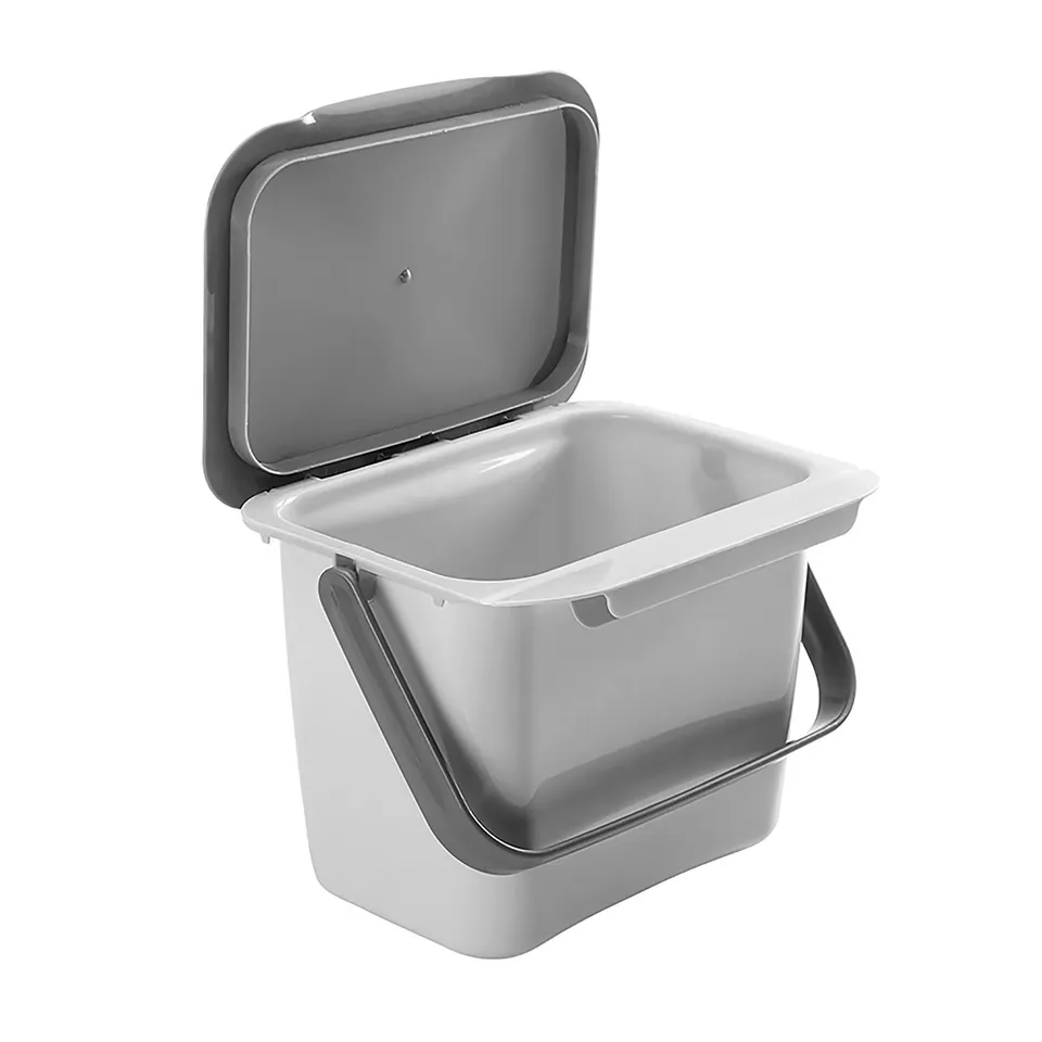 metaltex-recogedor-kehrschaufel-wandmontage-4l-grau-25x20x19cm image 1