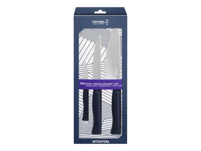 opinel-intempora-ii-trio-set-messer-33-5-cm-blau-3-teiliges-k-chenmesser-set-mit image 1