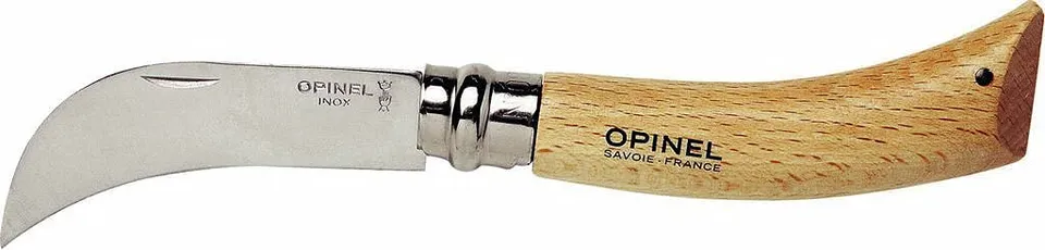 opinel-roncola-nr-8-gartenmesser-mit-halbgebogener-edelstahlklinge image 1
