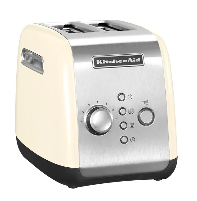 kitchenaid-5kmt221bac-2-slot-toaster-creme-mit-warmhaltefunktion image 1