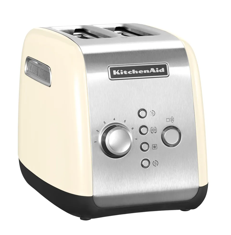 kitchenaid-5kmt221bac-2-slot-toaster-creme-mit-warmhaltefunktion image 1