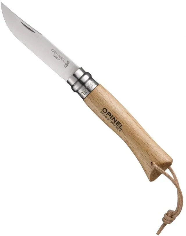 opinel-hobby-und-freizeitmesser-no-8-edelstahl-oder-carbon-naturfarbe image 1