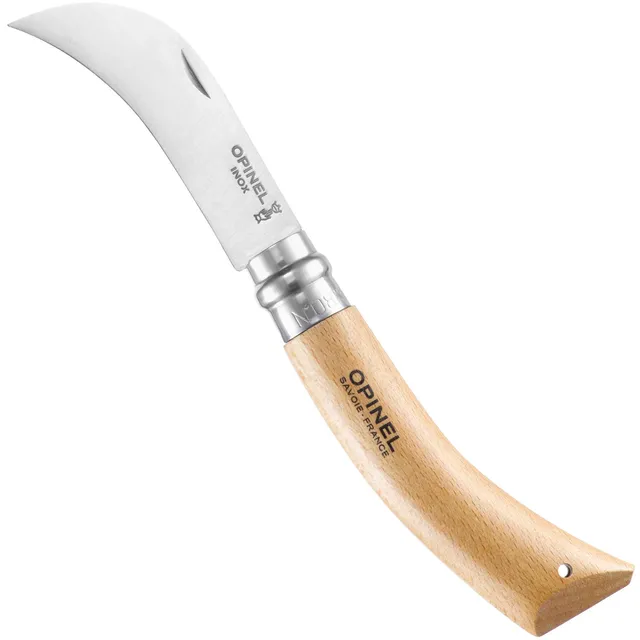 opinel-pfropfmesser-mit-gebogener-klinge-und-virobloc-arretierung-carbonstahl-ha image 1