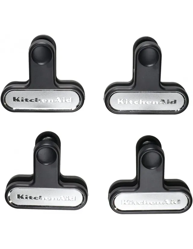kitchenaid-4er-set-verschlussklemmen-beutelclips-schwarz-6-cm image 1