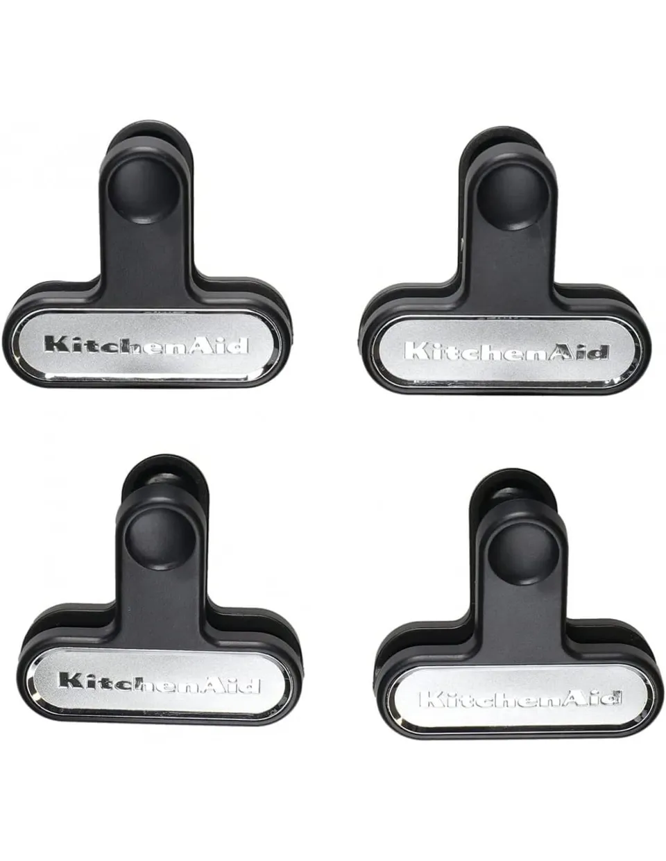 kitchenaid-4er-set-verschlussklemmen-beutelclips-schwarz-6-cm image 1
