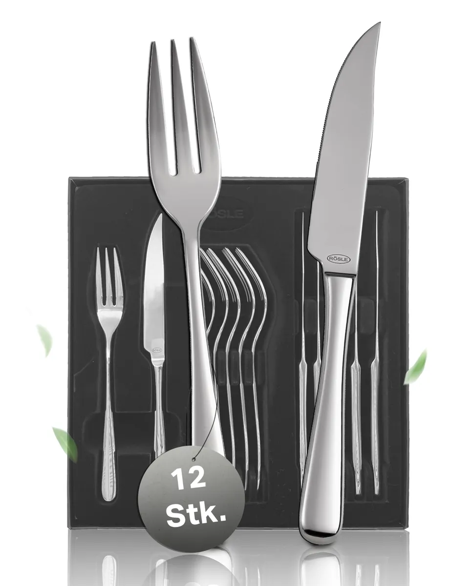 r-sle-elegance-steakbesteck-12-teilig-edelstahl-18-10-mit-klingenspezialstahl image 1