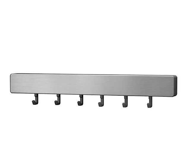metaltex-metallika-magnetleiste-f-r-messer-mit-haken-edelstahl-39-cm-vielseitige image 1