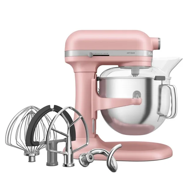 kitchenaid-artisan-k-chenmaschine-5ksm70shxe-6-6l-edelstahlsch-ssel-11-stufen-dr image 1