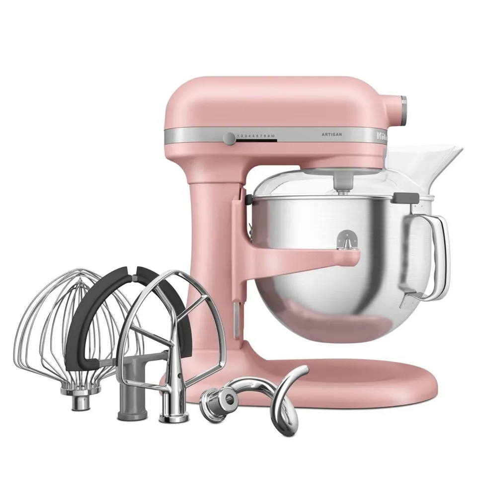 kitchenaid-artisan-k-chenmaschine-5ksm70shxe-6-6l-edelstahlsch-ssel-11-stufen-dr image 1