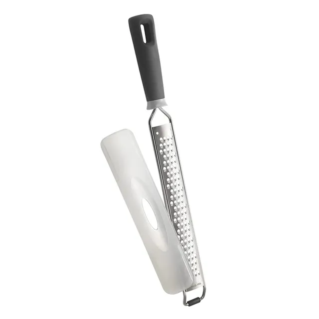 metaltex-edelstahl-diamantreibe-grob-maximo-39-cm-zester-und-k-chenreibe-in-prof image 1