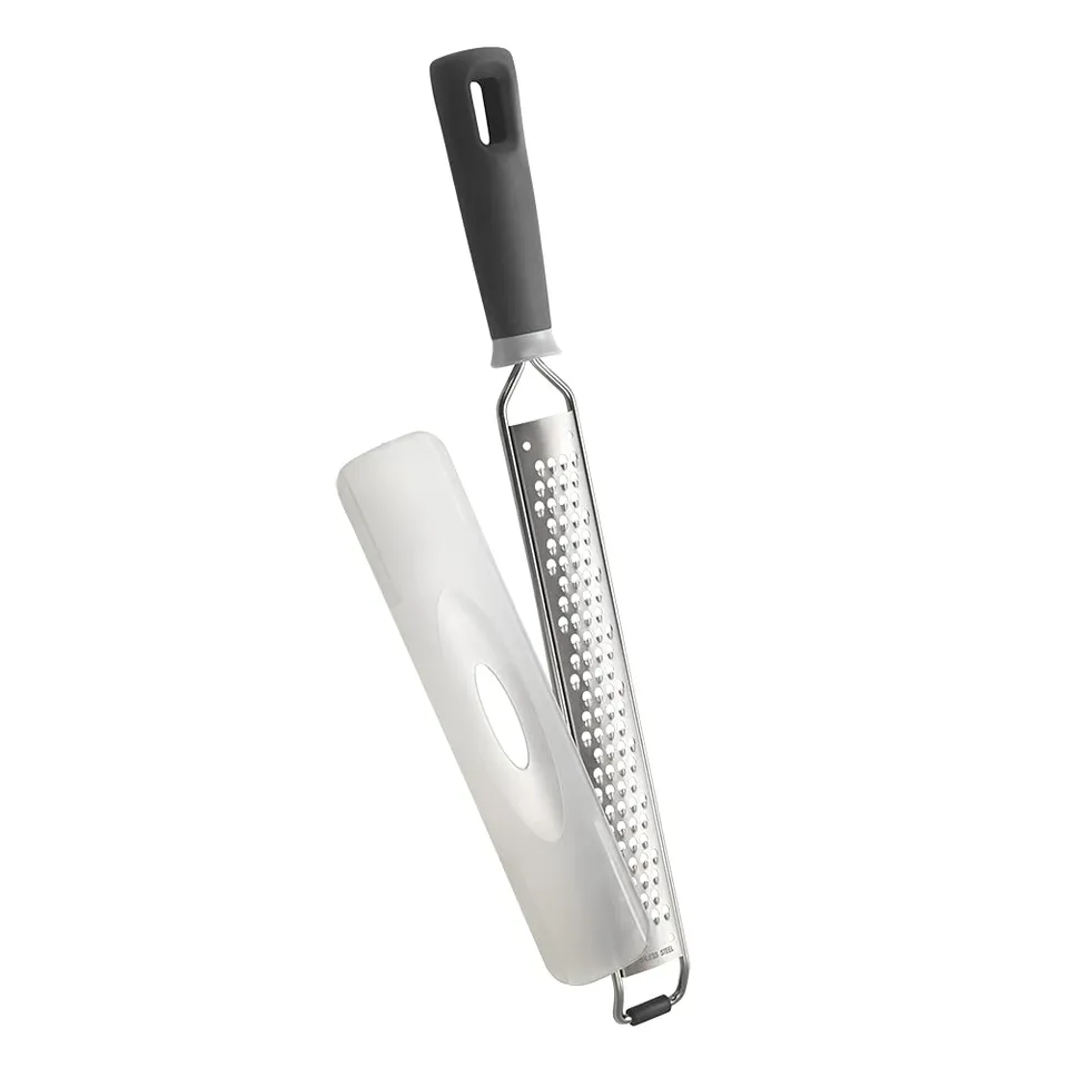 metaltex-edelstahl-diamantreibe-grob-maximo-39-cm-zester-und-k-chenreibe-in-prof image 1