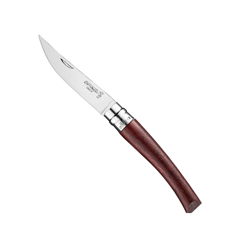 opinel-nr-08-taschenmesser-polierte-edelstahlklinge-8-cm-padouk-griff-virobloc-s image 1