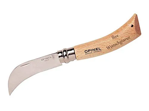 opinel-254026-g-rtnermesser-mit-namensgravur-rostfreie-klinge-buchenholzgriff image 1