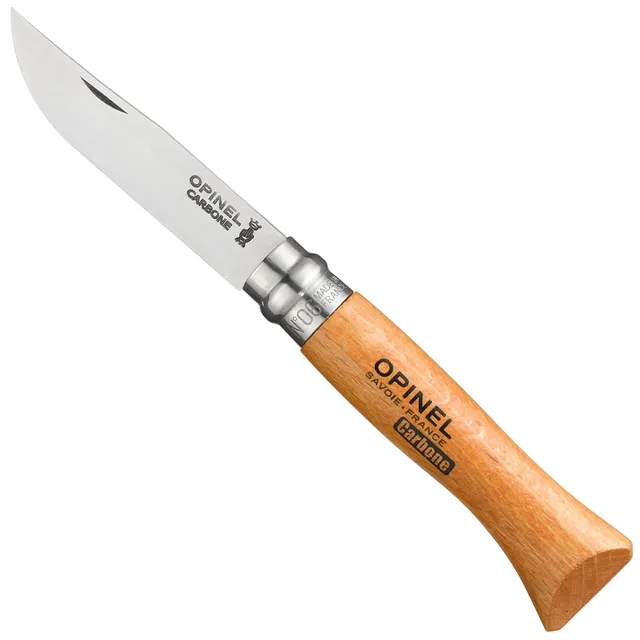 opinel-taschenmesser-nr-06-carbon-buchenholzgriff-virobloc-sicherung-karbonstahl image 1