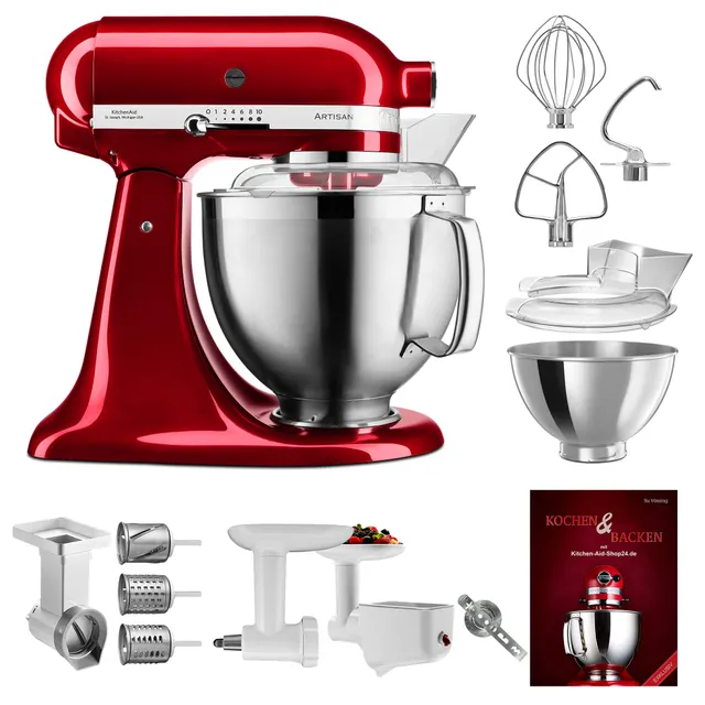 kitchenaid-artisan-p22-multi-set-deluxe-185er-ak-5ksm185pseca-mit-gem-seschneide image 1