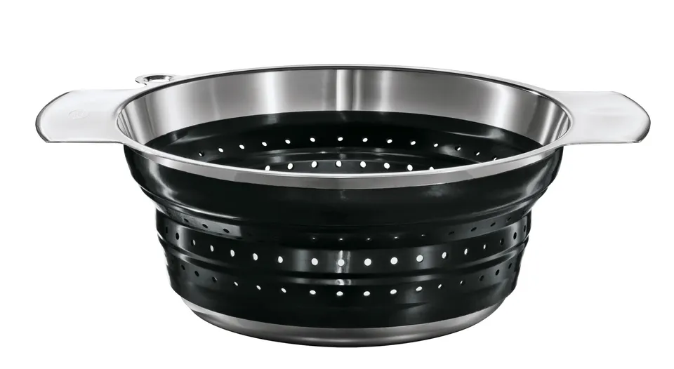 r-sle-seiher-faltbar-24-cm-edelstahl-18-10-silikon-platzsparend image 1