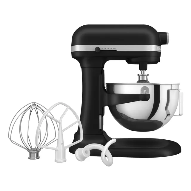 kitchenaid-heavy-duty-k-chenmaschine-mit-sch-sselheber-5-2l-matt-schwarz-5ksm55s image 1