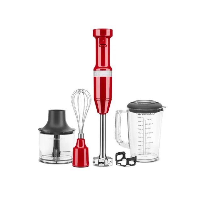 kitchenaid-classic-stabmixer-set-empire-red-variabler-geschwindigkeit-700-ml-bec image 1
