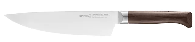 opinel-les-forg-s-chefmesser-20-cm-geschmiedete-x50crmov15-klinge-buchenholzgrif image 1