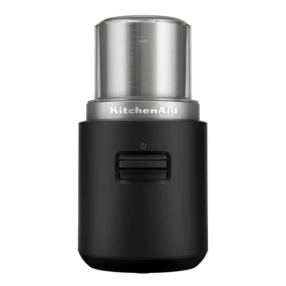 kitchenaid-go-kabellose-kaffeem-hle-schwarz-113g-bohnenbeh-lter-ohne-akku image 1