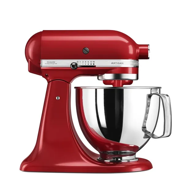 kitchenaid-artisan-k-chenmaschine-4-8-l-mit-kippbarem-motorkopf-empire-rot image 1