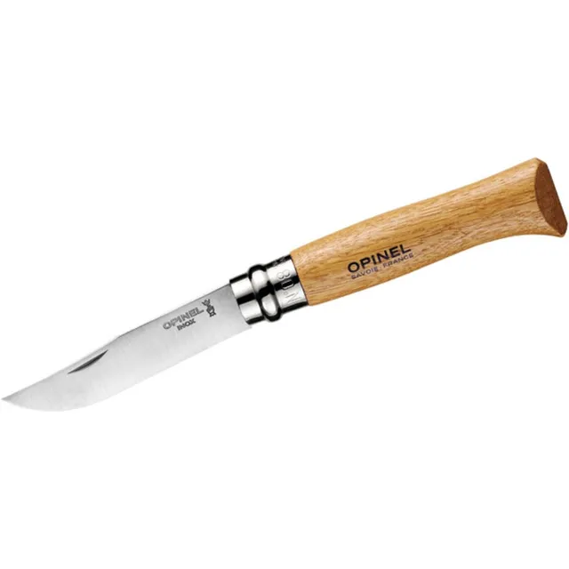 opinel-inox-messer-gr-e-6-mit-eichenholzgriff image 1