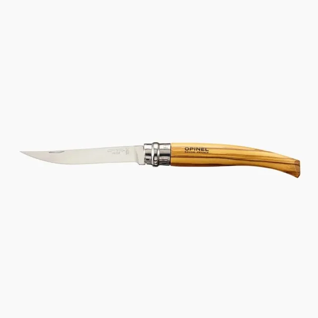 opinel-n-10-olive-taschenmesser-mit-etui-edelstahlklinge-10-cm-olivenholzgriff-v image 1