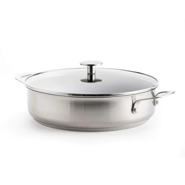 kitchenaid-schmorpfanne-28-cm-4-3-l-edelstahl-mit-antihaftbeschichtung image 1
