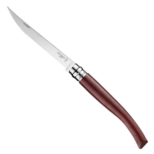 opinel-n-12-effil-padouk-klappmesser-polierte-klinge-holzgriff image 1