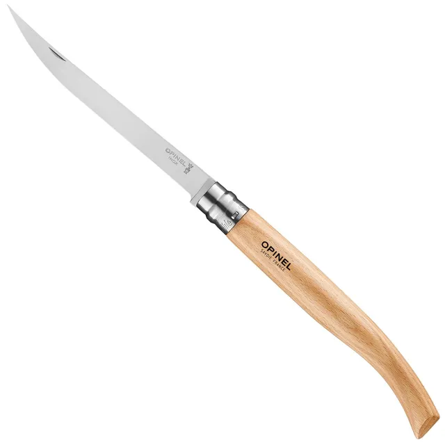 opinel-n15-effile-hetre-2023-6-taschenmesser-mit-buchenholzgriff-15-cm-klinge image 1