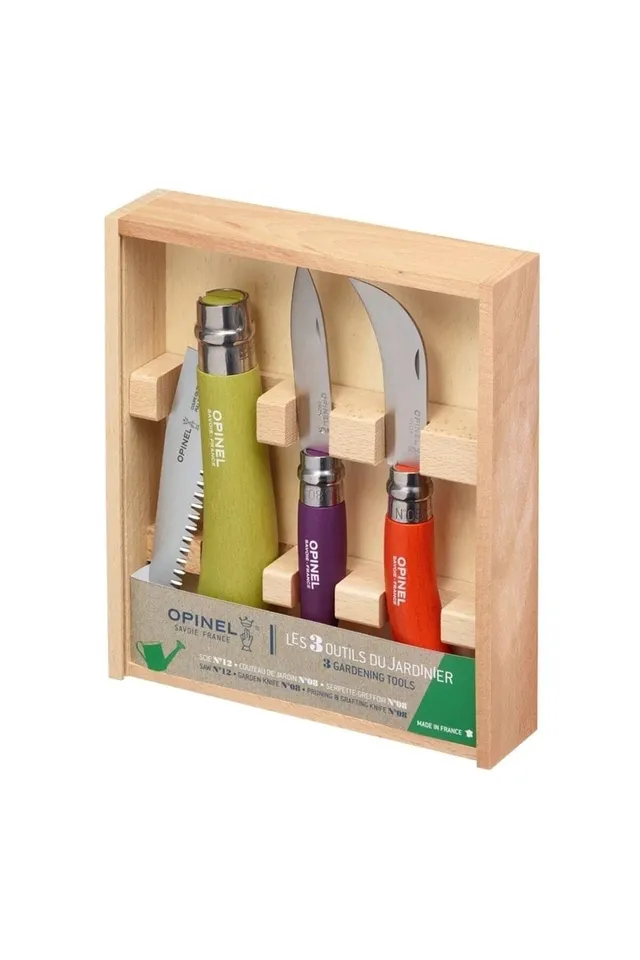 opinel-garten-set-werkzeuge-des-g-rtners-3-teilig image 1