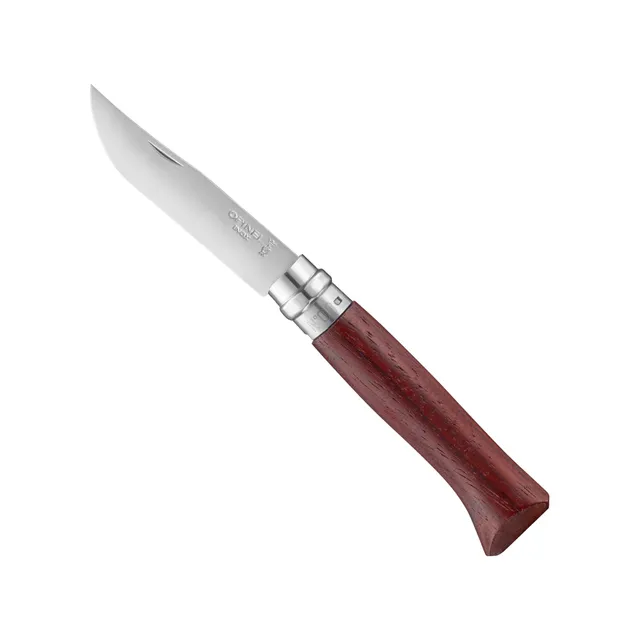 opinel-klassik-taschenmesser-gr-e-8-bubinga-holz-rostfreier-stahl image 1