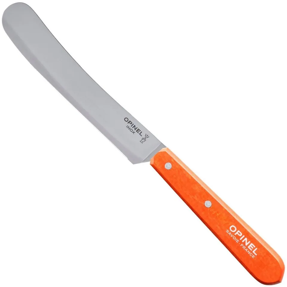 opinel-254471-fr-hst-cksmesser-orange-sandvik-stahl-12c27-buchenholzgriff image 1