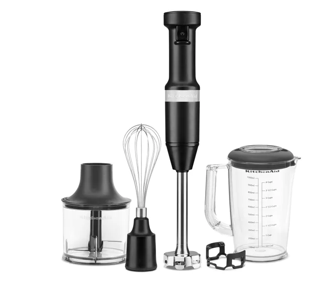 kitchenaid-stabmixer-mit-kabel-mattschwarz image 1