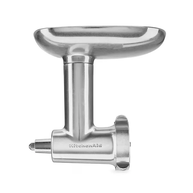 kitchenaid-ganzmetall-fleischwolf-mit-wurstf-ller-5ksmmga-silver image 1