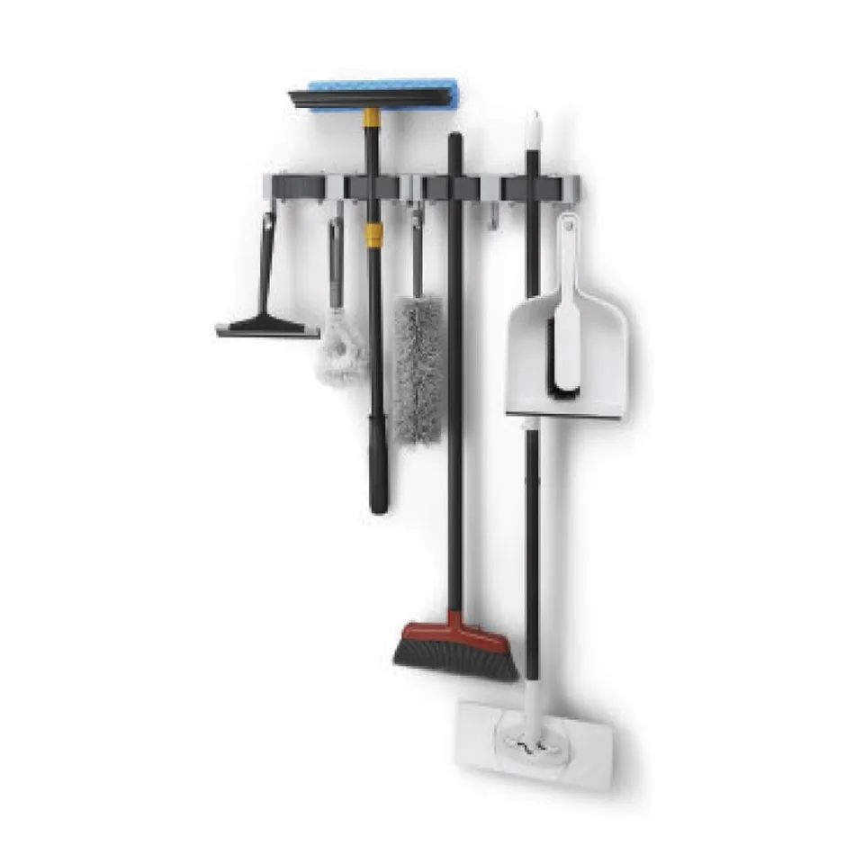 metaltex-hang-up-4-klemmleiste-als-besenhalter-mit-3-haken-2er-set-wandhalterung image 1
