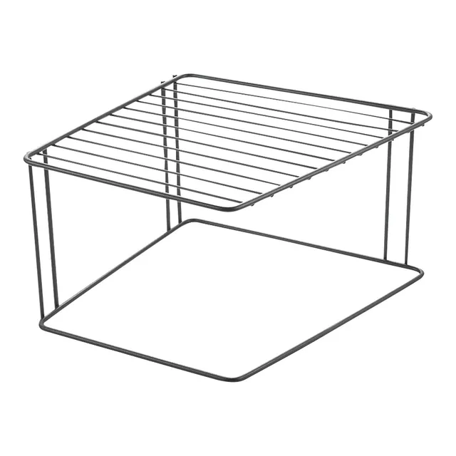 metaltex-boxe-lava-eckschrankeinsatz-1-etage-25x25x15-cm-schwarz-touchtherm image 1