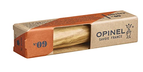 opinel-taschenmesser-no-09-mit-olivenholzgriff-und-12c27-stahl-rostfrei-mit-viro image 7