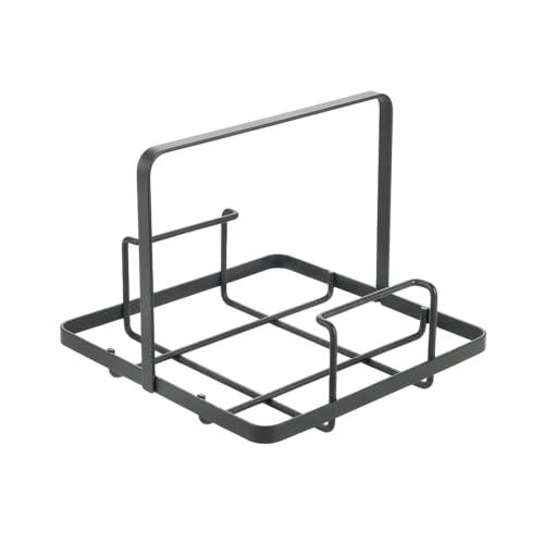 metaltex-serviettenhalter-lava-line-mit-tragegriff-matt-schwarz-made-in-italy image 5