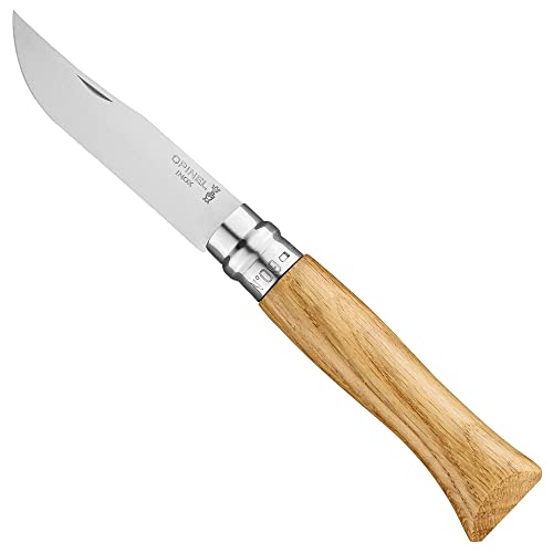 opinel-no-09-taschenmesser-mit-eichenholzgriff-rostfreier-sandvik-stahl-klingenl image 5