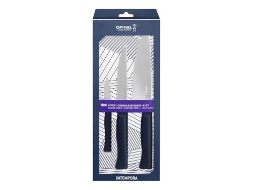 opinel-intempora-ii-trio-set-messer-33-5-cm-blau-3-teiliges-k-chenmesser-set-mit image 2