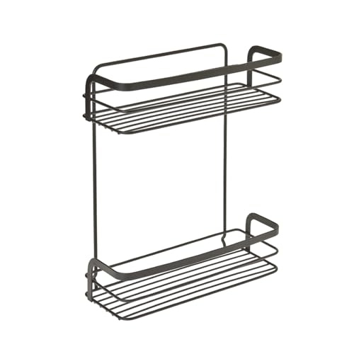 metaltex-regal-rechteckiges-aufbewahrungsregal-schwarz-26x10x30-cm image 7