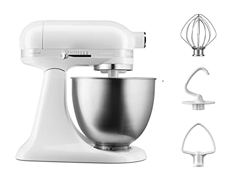 kitchenaid-mini-classic-k-chenmaschine-5ksm3310xewh-wei-3-3-l-kippbarer-motorkop image 4