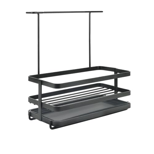 metaltex-sp-lbecken-organizer-lava-line-mit-abtropfschale-schwarz-22-x-11-x-24-c image 5