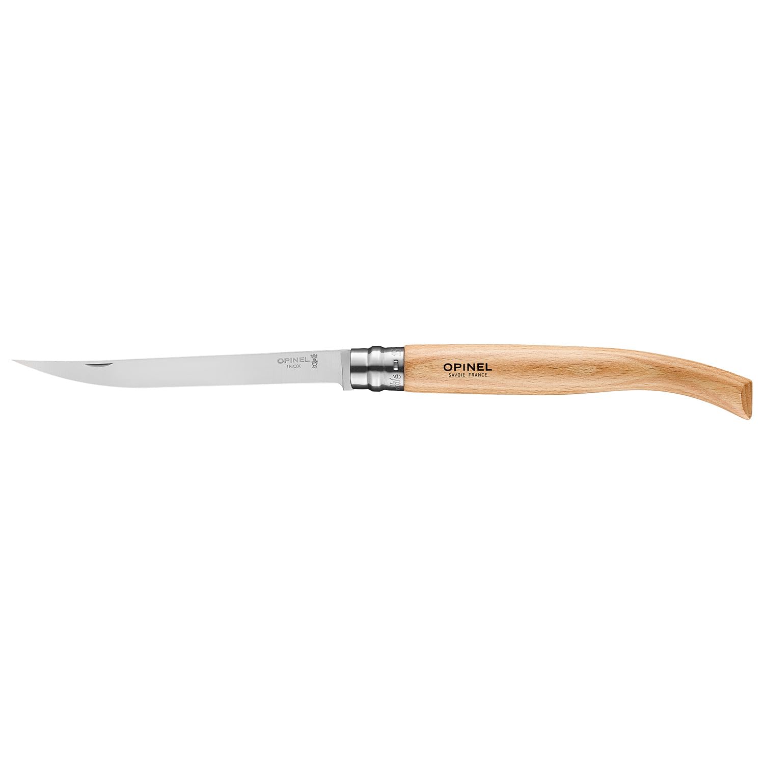 opinel-n15-effile-hetre-2023-6-taschenmesser-mit-buchenholzgriff-15-cm-klinge image 3