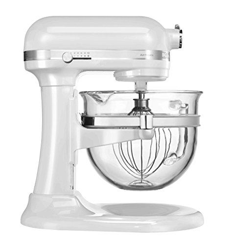 kitchenaid-5ksm6521x-artisan-k-chenmaschine-mit-glassch-ssel-6l-frosted-pearl-wh image 2