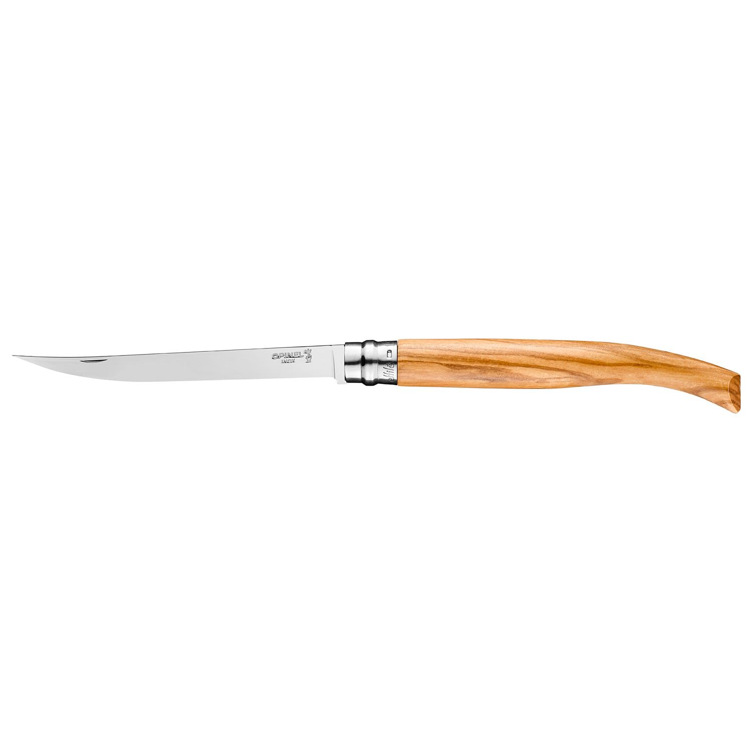 opinel-nr-15-effil-schneidemesser-15-cm-konisch-polierte-klinge-edelstahl-oliven image 3
