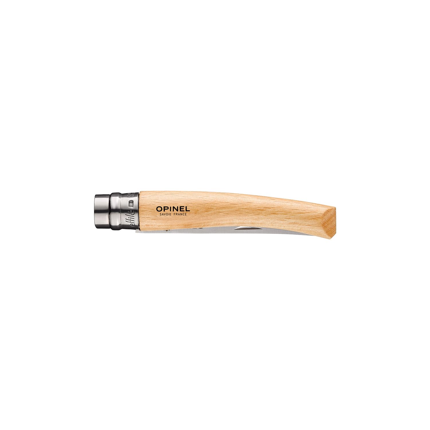 opinel-n-08-effil-taschenmesser-buchenholz-2023-6-schlanke-klinge image 4